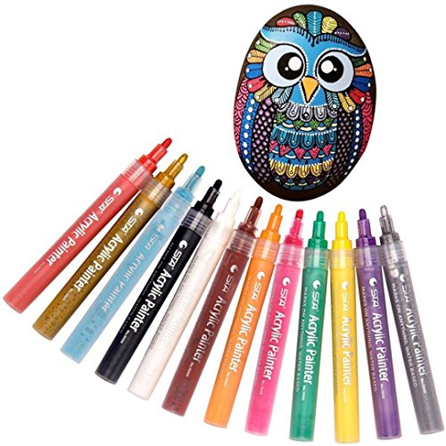 image for Yeefant Luxury Fountain Pen, Acrylic Paint Assorted Colored Metallic P