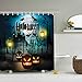 ZBLX Halloween Shower Curtain Waterproof Resistant Fabric Polyester 100% Shower Curtain.……