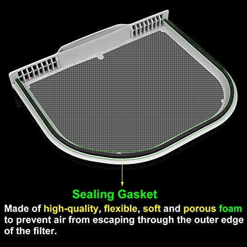 UniTry 5231EL1001C Dryer Lint Filter, Lint Screen Replacement for LG Kenmore Dryers, Replace Part Numbers 1668214 AP5248138 AH3527575 EA3527575 PS3527575