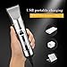 [upgraded version]Ensving Hair Clippers,2-Speed Professional Rechargeable Cordless Electric Hair Trimmer,Low Noise Beard Trimmer, Whole Body Washable Hair Cutting Kit, Multi-Purpose Haircut for Men,B