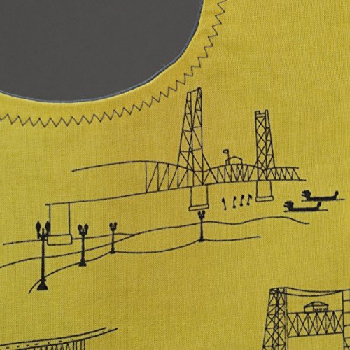 Starfruit Bridgetown Baby Snap Bib - Thumbnail 4