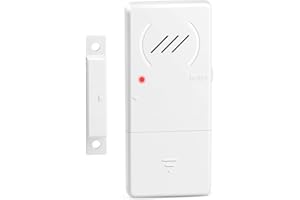WSDCAM Refrigerator Door Alarm - 60 Second Time Delay, 90dB Loud, Ultra-slim Fridge Alarm for Door & Freezer