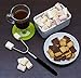 KESWON - Marshmallow Roasting Sticks Kit Extending Roaster - Set of 5 Telescoping Stainless Steel + 1 Free Silicone Brush - Smores Skewers & Hot Dog Forks Camping Accessories - FDA Approved