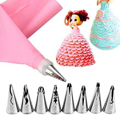 6 Decorating+Supplies+Stainless+IcingTips+Cupcakes