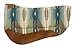 Weaver Leather All Purpose Contoured Barrel Saddle Pad, Teal/Green , 28