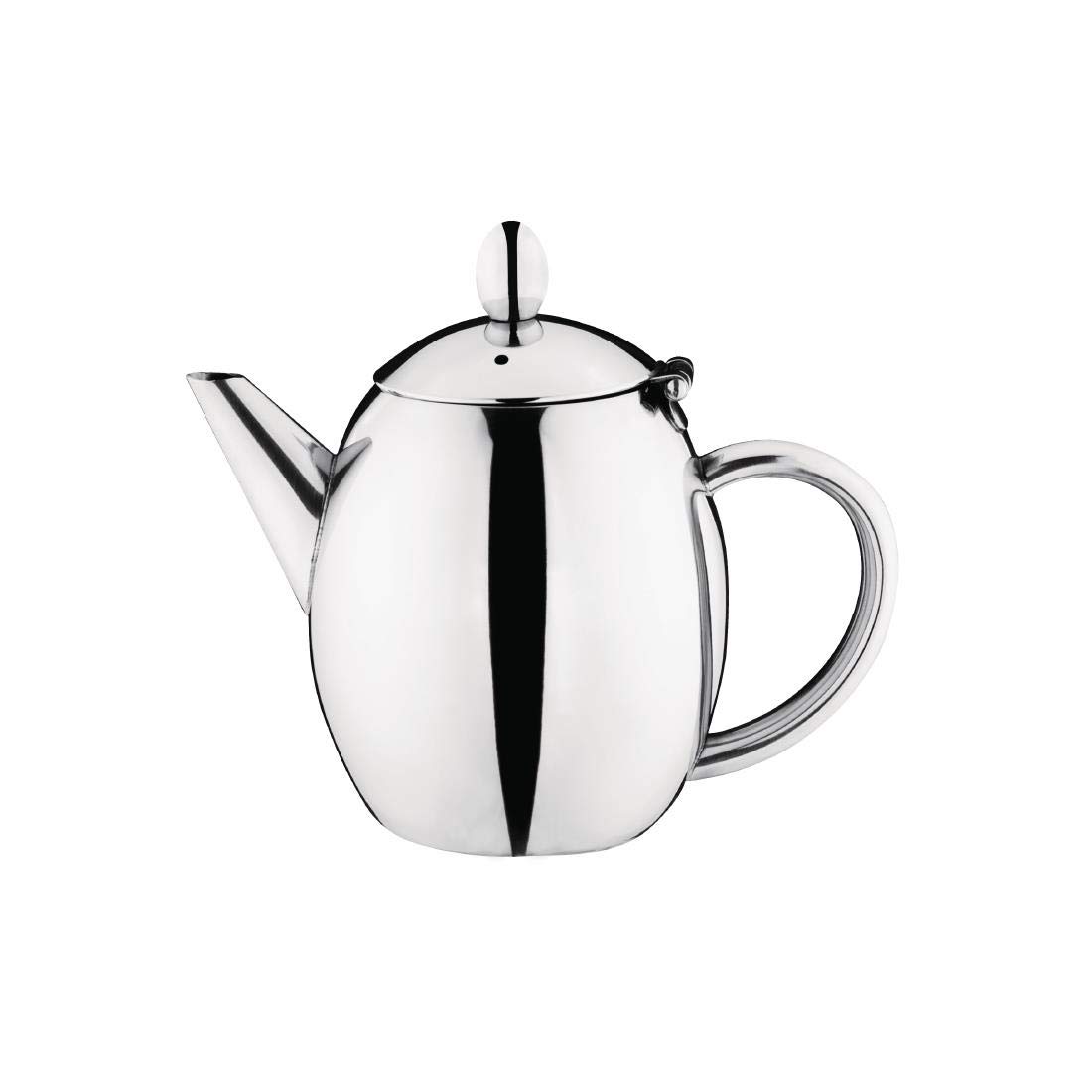 Olympia Richmond Teapot Stainless Steel 500Ml - Stainless Steel - Capacity 500Ml