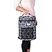 ArtBin 6804SA Yarn Drum, Portable Knitting & Crochet Storage, [1] Poly Canvas Tote Bag, Gray Print