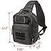 Crazy Ants Tactical Sling Bag Rover Molle Pack Shoulder Sling Backpack for Man