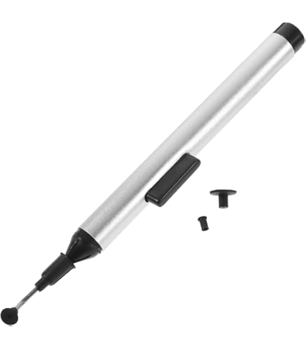 thumbnail interactive-video image 1 of Uxcell IC Puller Chip Extractor Stainless Steel With Insulated Vinyl Grip Black 2 Pack 1 of 11