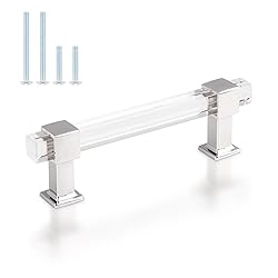 knobelite 10 Pack Cabinet Pulls with Square Acrylic