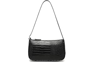 WSRYDJDL Small Purse for Women, Adjustable Shoulder Bags Crocodile Pattern Clutch Purse with Zipper Closure Retro