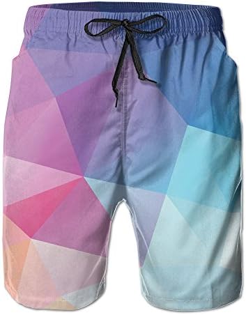 Summer Beach Fantastic Colorful Men's Casual Beautiful Breathable Beach Pants Shorts Short Pants Drawstring Waist Beach Walk Shorts Beach Shorts Swimming Pants With Pockets