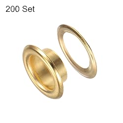 HARFINGTON 200 Set Color Round Grommets 10mm