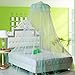 HOUSWEETY Princess Bed Canopy Netting Mosquito Net Round Lace Dome for Twin Full and Queen Size Beds Crib