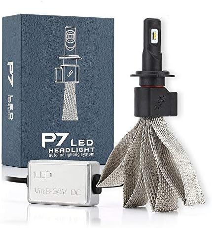 H1 LUMILEDS LED Headlight Bulbs, Cool White Chips, 60W/9,600LM/6,000K Auto Headlamp,All-in-One Conversion Kit,Halogen Head Light Replacement, Plug & Play, 9v 36v (H1)