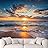 signwin Wall Mural Beach and Blue Sea View Removable Self-Adhesive Wallpaper Wall Decoration for Bedroom Living Room - 66x96 inches