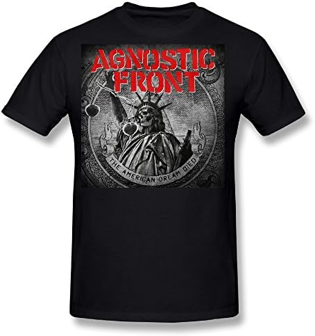 Flesiciate1 Men Agnostic Front The American Dream Cover Design Size XL T-Shirt