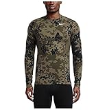 Nike Men's Pro Hyperwarm Ambush Crew Fitted Training Shirt