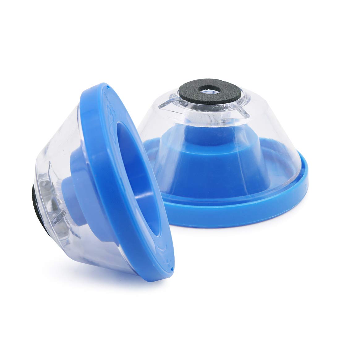 2 Pcs Drill Dust Collector for Electric Hammer and Drill,Bowl-Shaped Design Blue Drilling Accessories for 4-10mm Drill Bits
