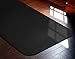 House, Home and More Skid-Resistant Carpet Runner - Black - 6 Feet X 27 Inches