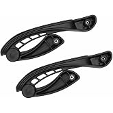 2Pcs Universal Office Chair Armrest Replacement Convenient Accessory Movable, 4 Holes