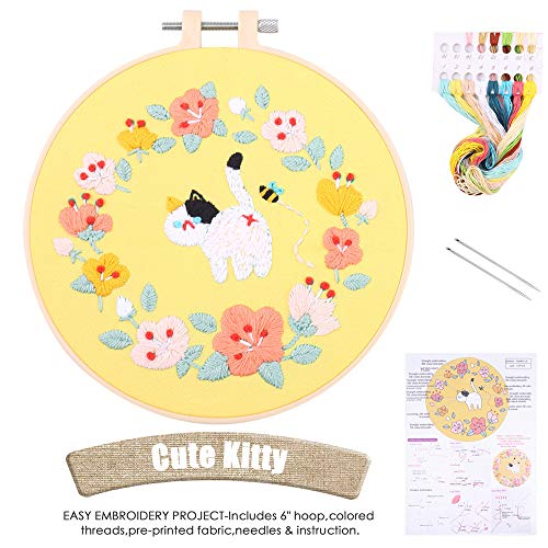 Embroidery Kit Beginners-Cross Stitch Kit Animal Pattern - Thumbnail 6