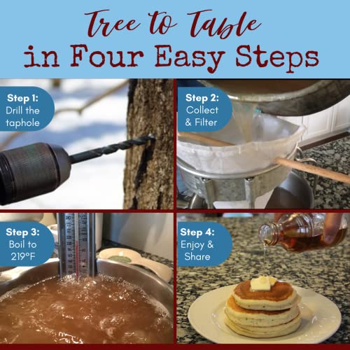Deluxe Maple Tree Tapping Kit (3) Taps with Hooks (3) 3 Gallon Sap