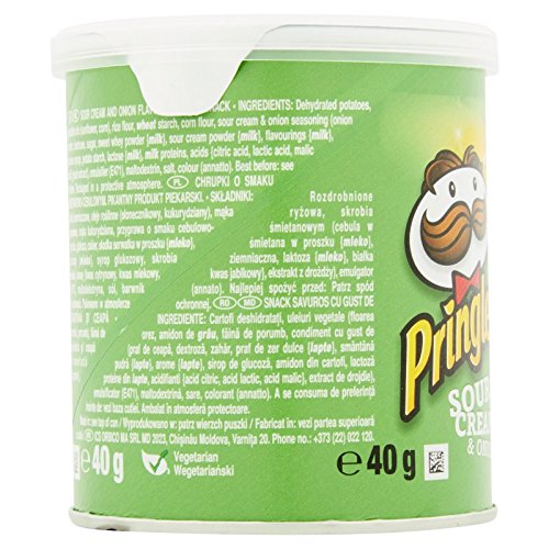 Pringles Sour Cream and Onion 40g Pack - Image 6