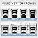 Elehot Hair Clipper Electric Hair Trimmer Cutting Kit for Men Rechargeable Ceramic Blade, Cordless (Black)