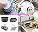 LODY Nano Dish Scrubber Safer than Steel Wool,Antimicrobial Kitchen Sponges with Handle, Amazing Ecological Dish Sponge, Avirulent Insipidity, Non Stick Oil, Non Come Off and Non-Scratch Cooker 2 Pack