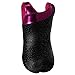 BAOHULU Gymnastics Leotard for Toddler Girls Sparkle Metallic Black Purple Athletic Dance Clothes