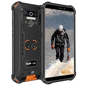 OUKITEL-WP5-Pro-Rugged-Smartphones-4G-Dual-SIM-IP68-Unlocked-Mobile-Phones-Waterproof-4GB-64GB-8000mAh-Battery-Android-10-Phones-55-inches-Triple-Camera-Face-ID-GPS-Orange OUKITEL WP5 Pro Rugged Smartphones, 4G Dual SIM IP68 Unlocked Mobile Phones Waterproof, 4GB 64GB 8000mAh Battery…