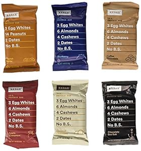 Image of Rxbar Protein Bar 6 Pack - Minimal Ingredients That are All 100% Real Food (Variety)
