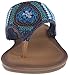 Skechers Cali Women's Indulge 2-Beach Angel Flip Flop, Blue/Multi, 7 US/7 B US