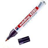 edding 8280 securitas uv marker - colourless - 1 pen - round nib 1.5-3 mm - black light marker - for hidden markings on almost any material - security marker, invisible ink pen, magic pen, geocaching