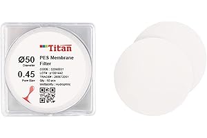 ADAMAS-BETA 100/Pk Micron Filter PES Membrane Filter 0.45um 50mm Micro Disc Membrane Filters for Laboratory Filtration