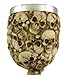 Ossuary Style Skulls Hand Wine Goblet Bones