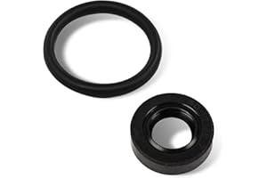 Anyhut 2 PCS Universal O-Ring Seal Kit, Distributor Shaft Seal Replacement for 30110-PA1-732-1SET, Durable Rubber Gasket Set, Leak Prevention Automotive Engine Parts Accessories (Black)
