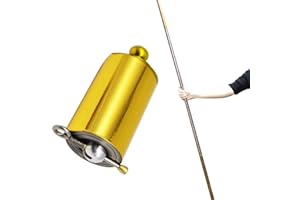 nvyue Magic Pocket Staff for Professional Magician Stage Portable,Pocket Arts Staff Magic Tricks Accessories(Gold-Silver 150cm)