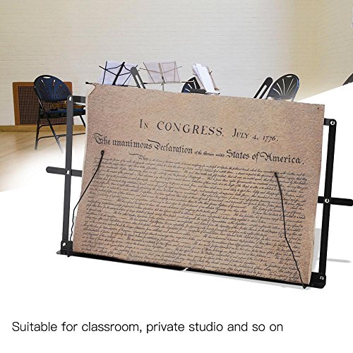 Vbestlife-Sheet-Music-StandPortable-Metal-Tabletop-Desktop-Lightweight-Foldable-Music-Stand-Holder-Musical-Instrument-Accessory