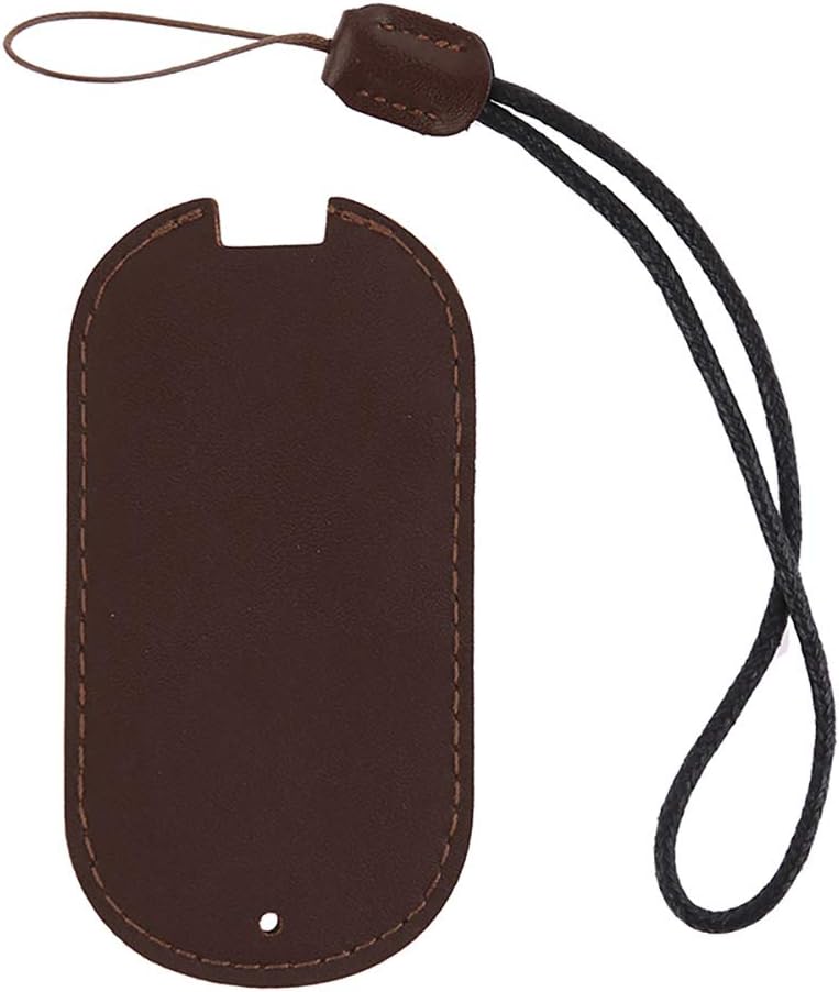 Satelliter Compatible with Renova Zero, Anti-Slip PU Leather Case Protective Case Cover with Lanyard(Brown 1)