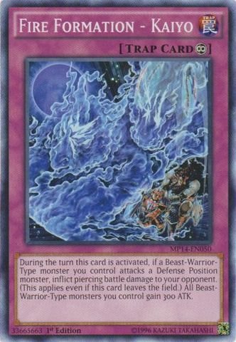 Yu-Gi-Oh! - Fire Formation - Kaiyo (MP14-EN050) - Mega Pack 2014 - 1st Edition - Common