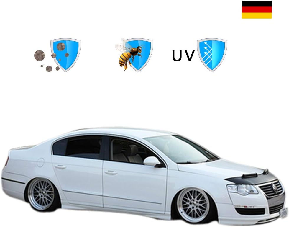 Bonnet Protector/Bra Black For Passat (3C/B6) (2005-2008) Hood Tuning Bra