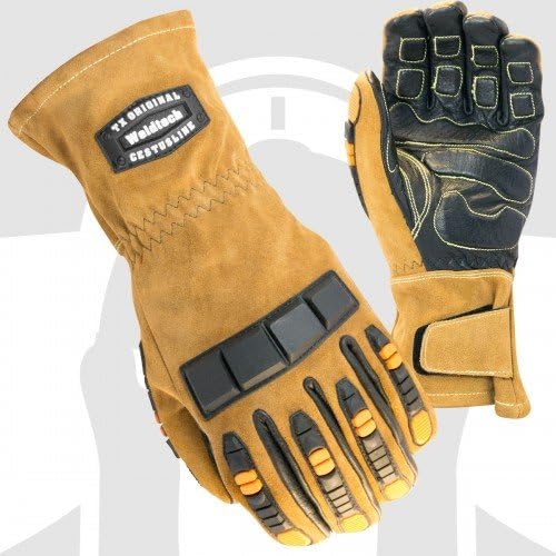 Cestus 7027 3XL Welder Series Weldtech Tx Cowhide Leather Welding Work One Pair Glove - 3 Extra Large