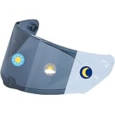 Logto Photochromic Visor Compatible With Assault,Rapid,Stream Helmet FF320/328/353/800 Shield Transition (320/328/353/800 Clear/Smoke)