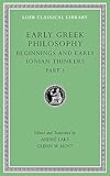 Early Greek Philosophy, Volume II: Beginnings and