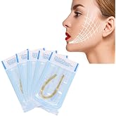 DAN&amp;DRE Collagen Silk Threads, Tighten and Lift Face Improve Facial Contours Skin Care, with Collagen and Vitamin E, for Professional Cosmetic Use (One pack 12 * 10)