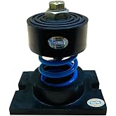 Easyflex Cup Spring Mount Isolator, 132 lbs Capacity, 1" Deflection (Blue, Pack of 4) Total Load 528 lbs