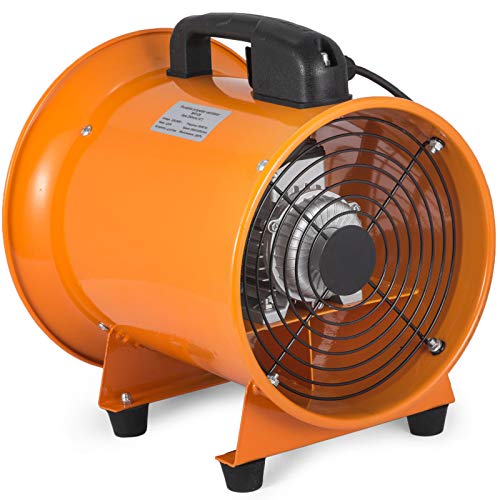 OrangeA Utility Blower Fan 10 inch Portable Ventilator High Velocity Utility Blower Mighty Mini Low Noise with 10M Duct Hose (10 inch Fan with 10M Hose) - Thumbnail 7