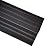 Universal Garage Door Threshold Seal DIY Weather Stripping 20 Feet Length (20 ft, Black)